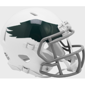 Philadelphia Eagles CUSTOM Matte White - White & Pink Wings Mini Football  Helmet